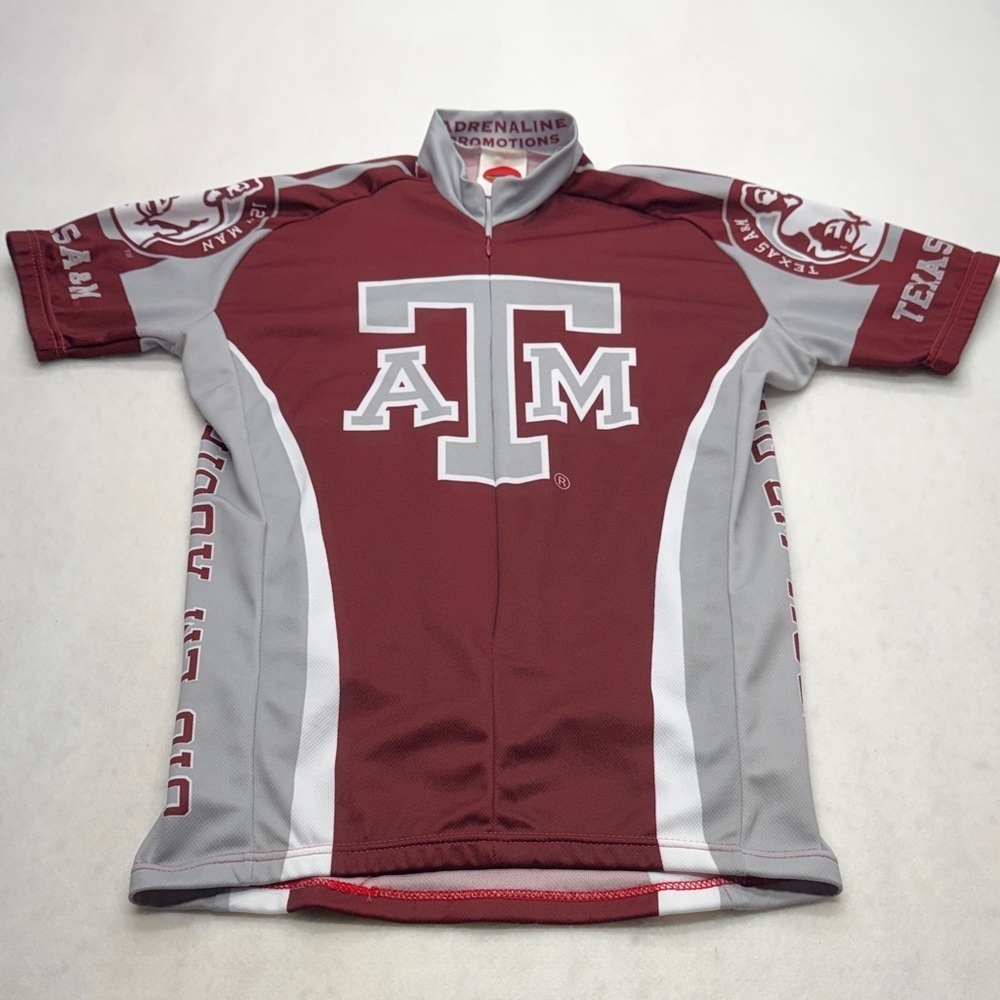 Adrenaline Promotions World Jerseys Texas A&M Aggies Cycling Size Small